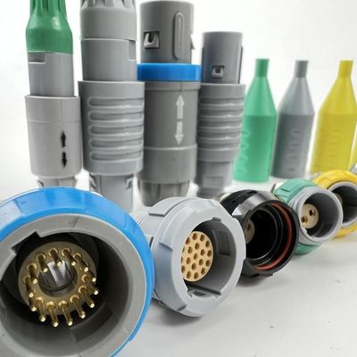 Harga bagus RoHs Sterilisasi Push Pull Medical Connectors Untuk ECG Monitor on line