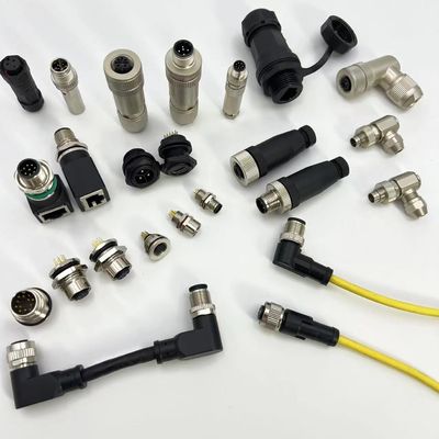 Harga bagus Screw Locked Industrial Circular Connectors 17 Pin M5/M8/M9/12/M16/M23 on line