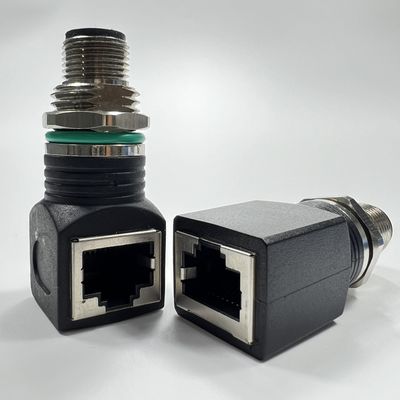 Harga bagus Overmoulding M12 Electrical Connector 4 pin for Industrial Automation on line