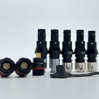 Harga bagus Militer MIL Electrical Push Pull Connector IP68 360 derajat Perisai EMC on line