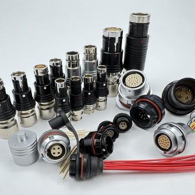 Harga bagus High Density IP68 Waterpoof Circular Push Pull Connectors sF12 EMC Shielding on line