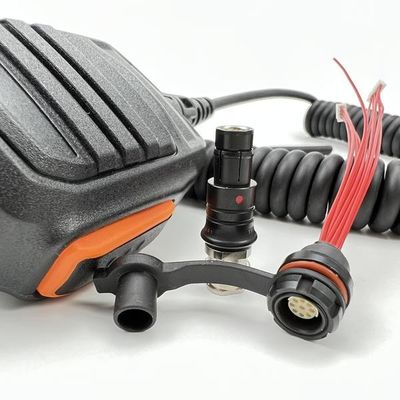 Harga bagus IP50 Waterproof Circular Push Pull Connectors Cable Ends Panel Mount on line