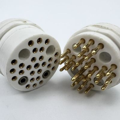 Harga bagus Coaxial ip68 High Current Circular Connector 26 Signals Insulator For Endoscopy on line
