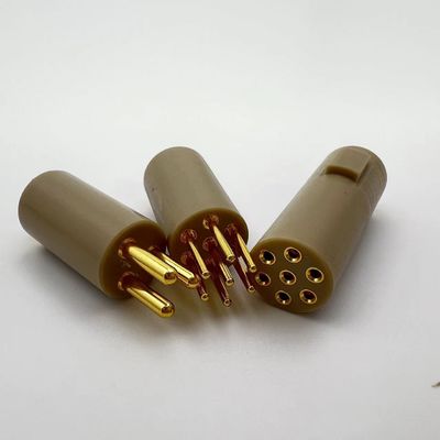 Harga bagus CNC PEEK Insulator High Density Circular Connector 26 Pin Odm on line